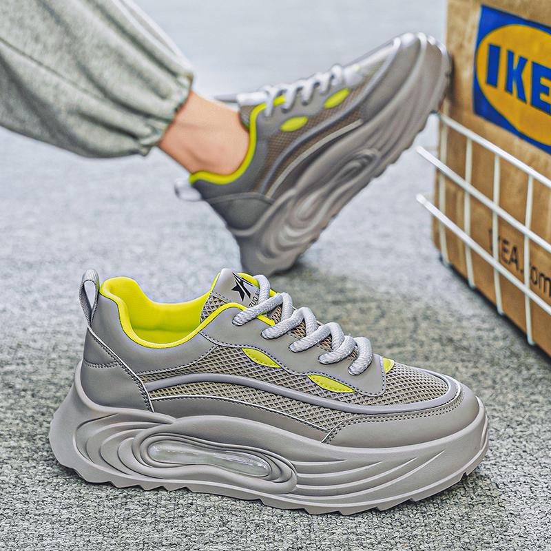 Men's New Casual Breathable Mesh Sports Shoes, Fashionable and Versatile, Trendy Men's Air Cushion Shoes Size 39-44