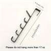 Bedroom Door Hanger Clothes Hanging Rack Over The Door Plastic Home Storage Organization Hooks, Purse Holder for Bags Rails