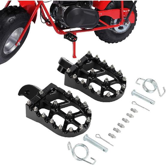 

Mini Bike Foot Pegs Footrest Bracket Set MX Style CNC for CT200U CT200U-EX BT200X CT100U Trail 100cc 212cc 196cc Mini Bike Red чёрный