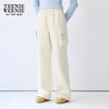 Teenie Weenie Women's Autumn Casual Cargo Sweatpants