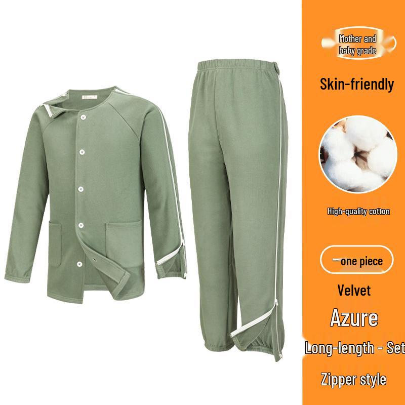 

Осенне-зимняя одежда на молнии с легким доступом для пациентов с переломами, лежачих, парализованных и для ухода за пожилыми людьми 2XL