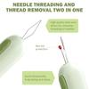 2 In 1 Needle Threaders Sewing Seam Rippers Stitching Remover And Threader Household Manual Sewing Tools Sewing Accessories