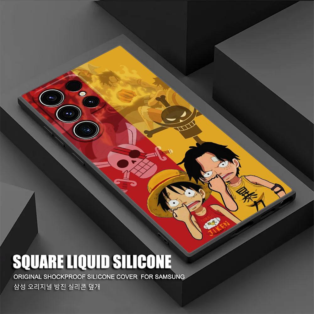 One Pieces ASL Anime Phone Case For Samsung Galaxy S25 S24 S23 S20 S21 FE S26 S22 Ultra 5G S26 Plus S25FE Soft Silicone Cover Galaxy S20