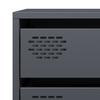 Sideboard Anthracite 68 x 39 x 58.5 cm Cold Rolled Steel