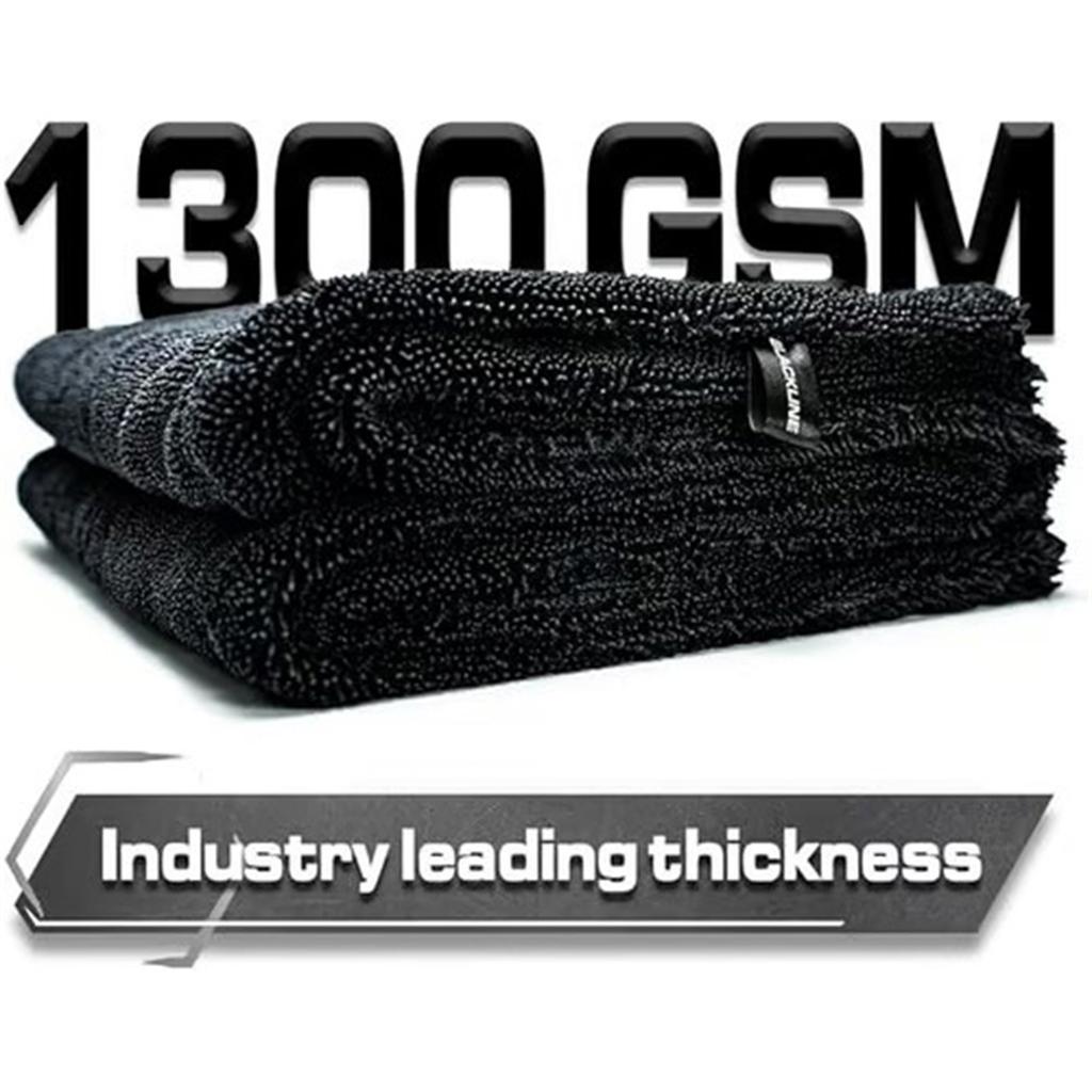 1 Rated Car Drying Towel For Car Detailing Streak Free, XL 1300 GSM Premium Ultra Soft Microfiber, Twisted-Loop Microfiber Towels For C