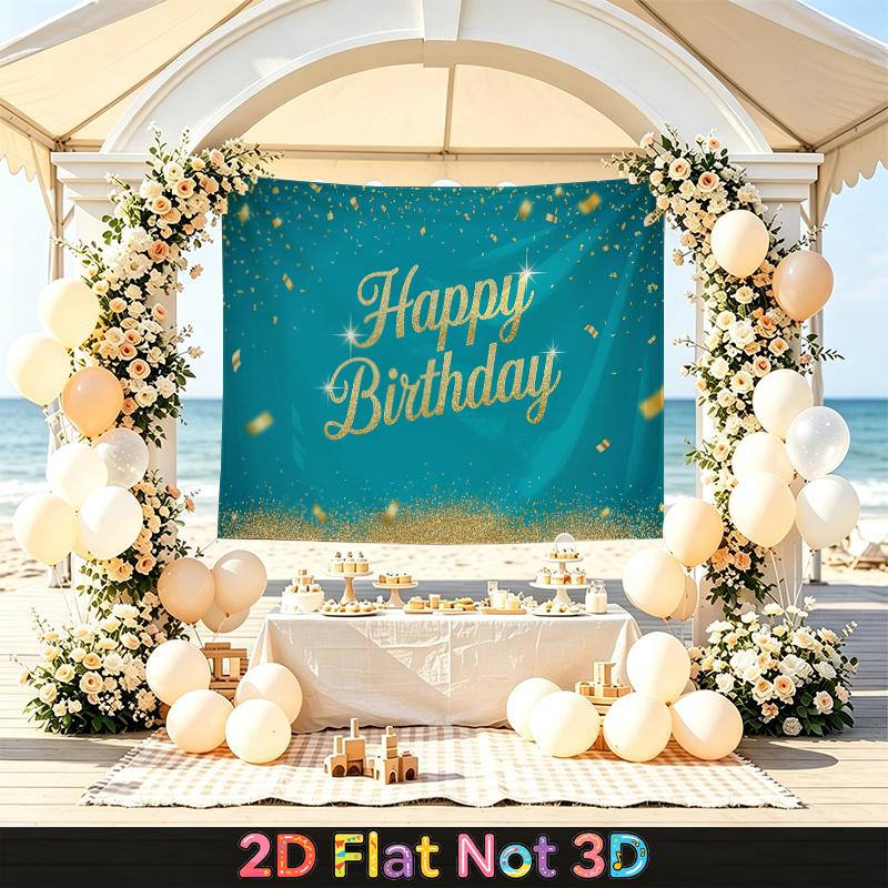 Confetti Backdrop Banner 1pc - Photo Booth Props