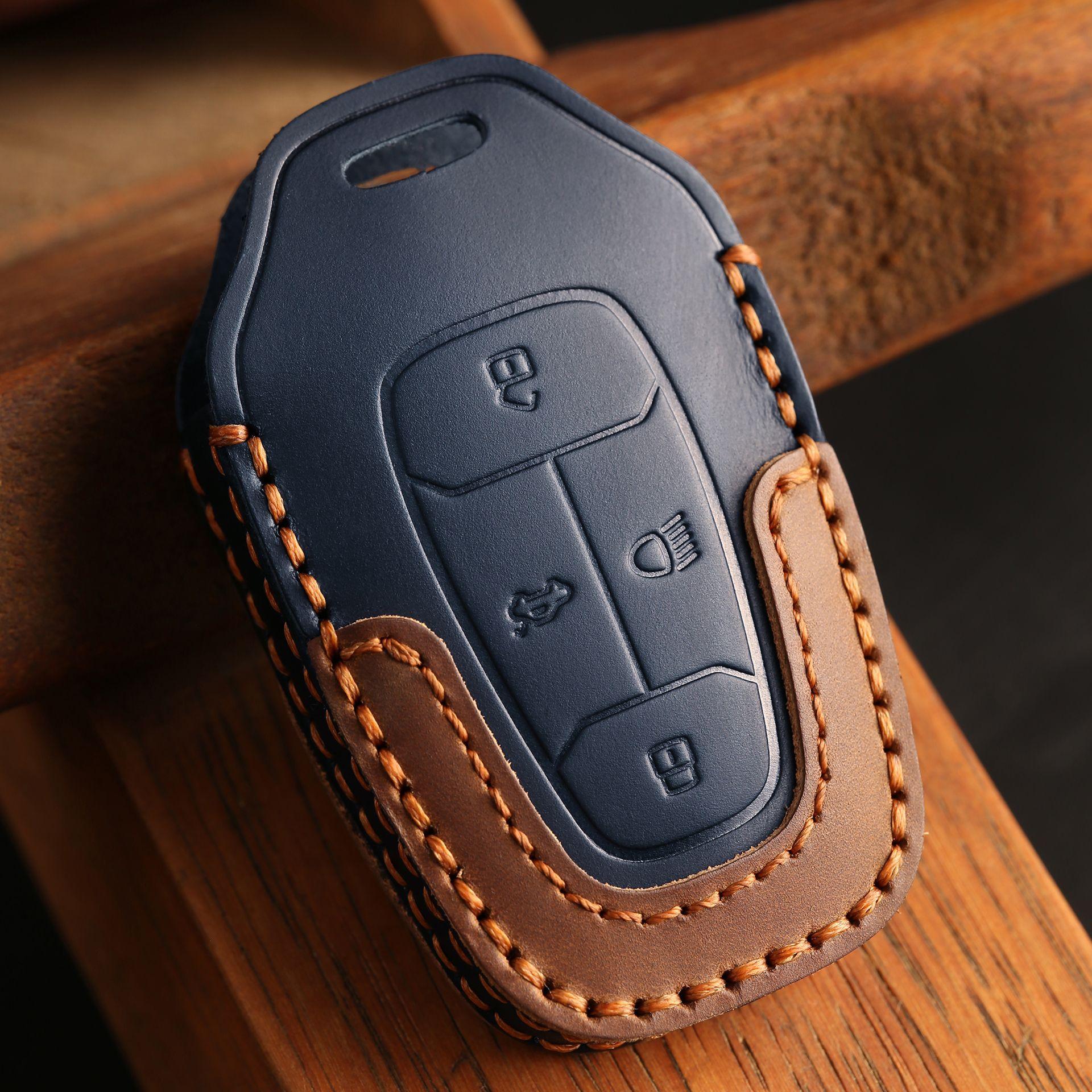 

Customized for TATA Nexon Tata Safari Car Key Case Altroz India Nexon Key Case синій
