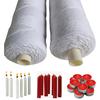 Efficient Cotton Linen for Candle Packaging Bohemia Cotton Weave Candle Holder Cotton Braid Woven Candle Wick