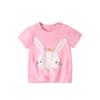 Direct Supply of Malwee Girls' T-Shirts, New Summer Style, European and American Style, Round-Neck Shirts, Short-Sleeved, Cute Children's Clothing