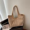 Vintage Handbag Striped Bag Women's Large Capacity Shoulder Bag