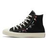 Converse Chuck Taylor All Star High Embroidered Floral - Black Women Sneakers Multi-Color Egret A01585C