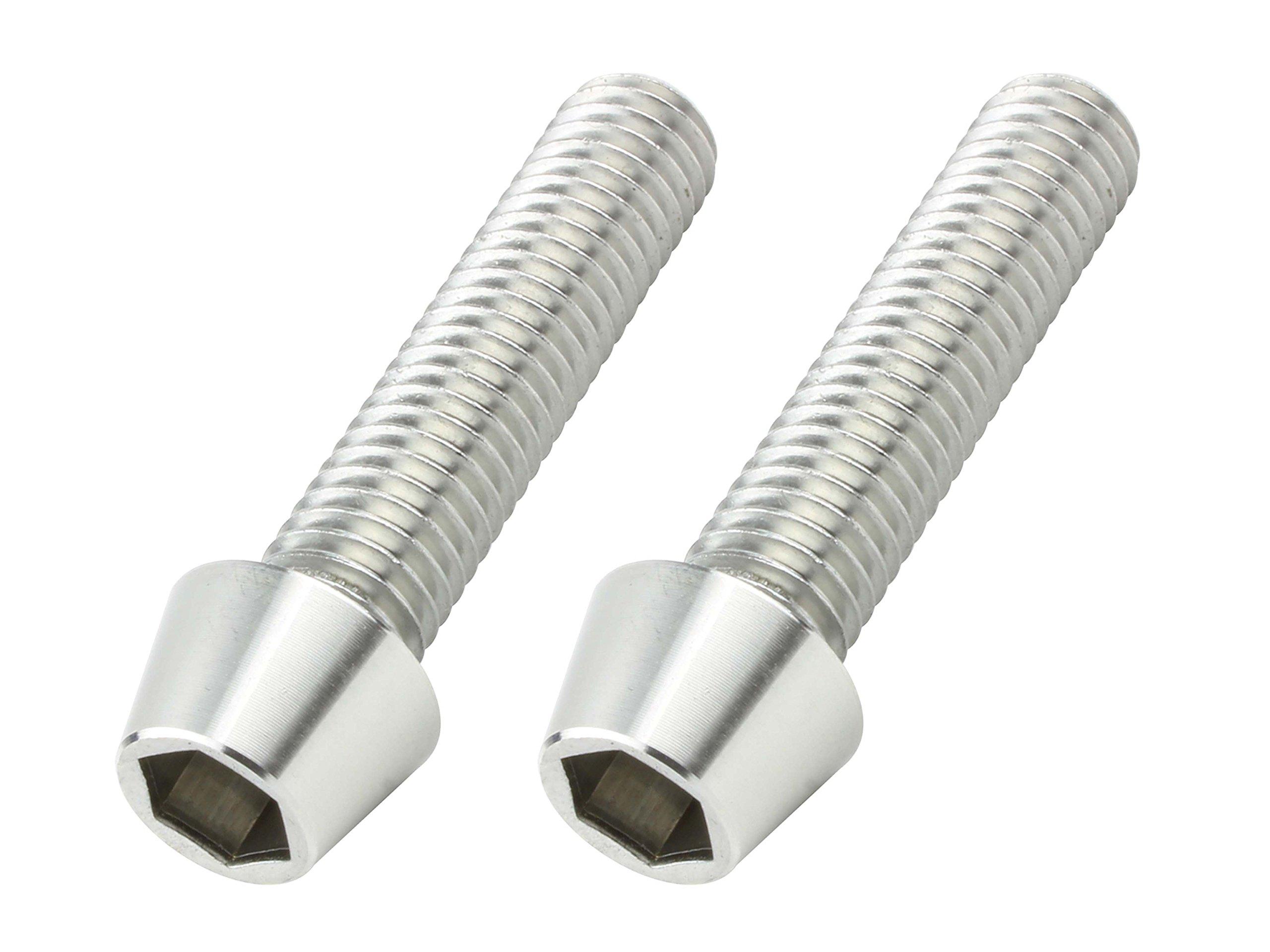 POSH FAITH Motorcycle Supplies Taper Cap Bolt Stainless Steel 2 M8×35