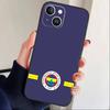Coole O-Truthahn Fenerbahce-Muster Handyhülle Für iPhone 16,15,14,13,12,17,Pro Max,Plus Silikon Schwarze Hülle