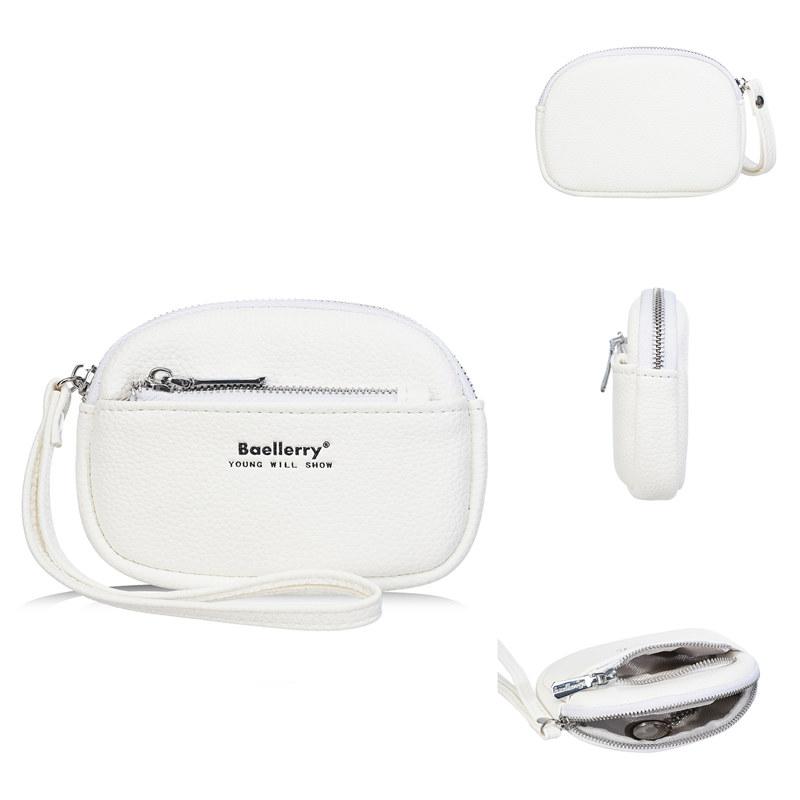 Baellerry Short Zipper Purse for Women Ladies Fashion Mini Coin Purses Classic Handbags GZW