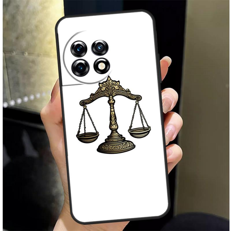 Law Lawyer Judge Justice Cover For OnePlus Nord 3 2 CE 4 Lite N20 N10 N30 OnePlus 8T 10T 13 13R 12 12R 11 10 Pro Case