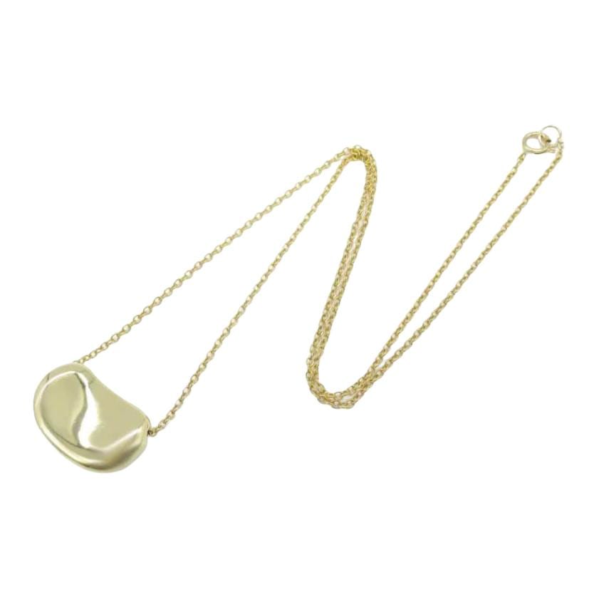 TIFFANY & CO. 2010s 18kt Yellow Gold Bean Pendant Necklace 959047