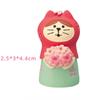 Lovely Sakura Blossom Resin Miniature Spring Day Scene Decoration Crafts Kawaii Cat with Schoolbag Pink Cherry Bookshelf Decro