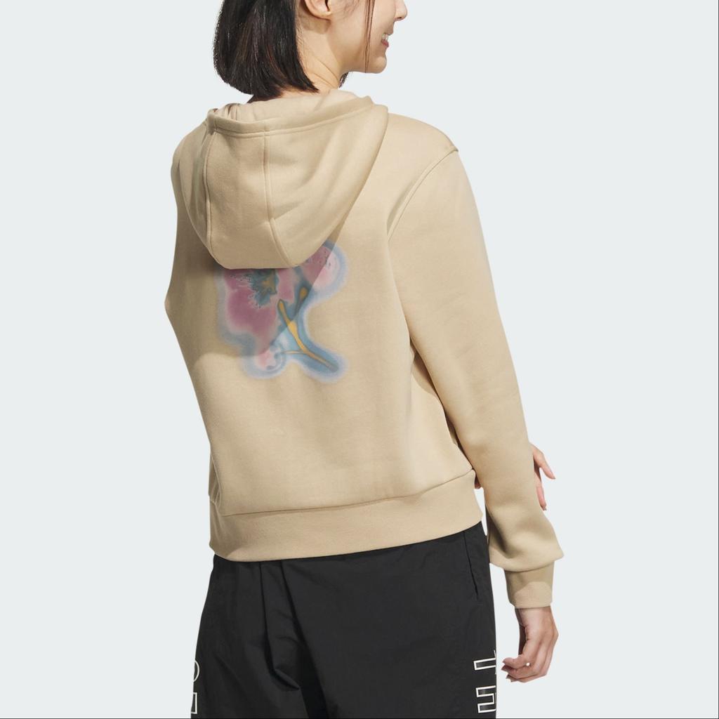 Adidas W Fustl Hoodie3 Sweatshirt Women's Light Khaki IM8982