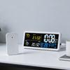 High Precise Digital Wall Clock With Multiple Temperature Humidities Display Simple LCD Room Clock For Living Room