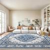 Tapis Bohèmes pour Chambre à Coucher Grand Tapis Décoration Salon Tapis Rétro Moelleux Doux Tapis de Sol Salon couleur claire Tapis en Peluche