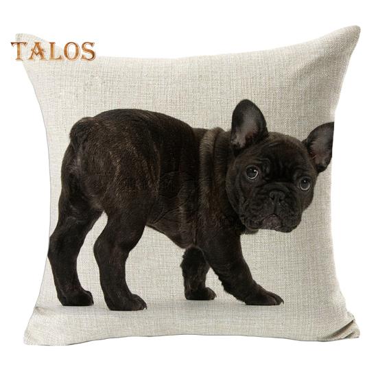 

Декоративная наволочка со потайной молнией, износостойкий, моющийся, невыцветающий чехол для подушки с принтом животных и собак, наволочка C