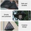 Outdoor Camping Kitchen Hanging Net Kitchen Foldable Storage Bag Cookware Drying Net Triangular Drying Net Dry Food Organizer