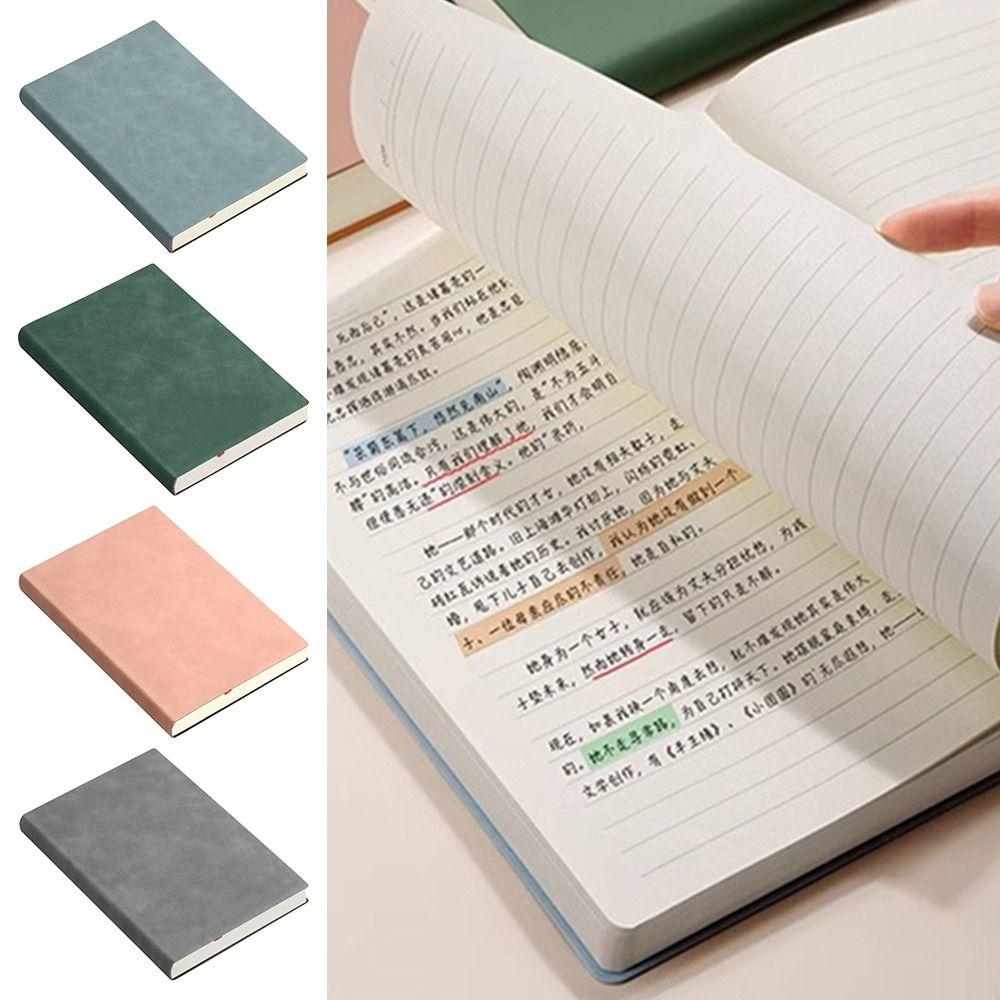 Leather Surface A5 Notebook Large Size Student Planner Notebook New Educational Notebook