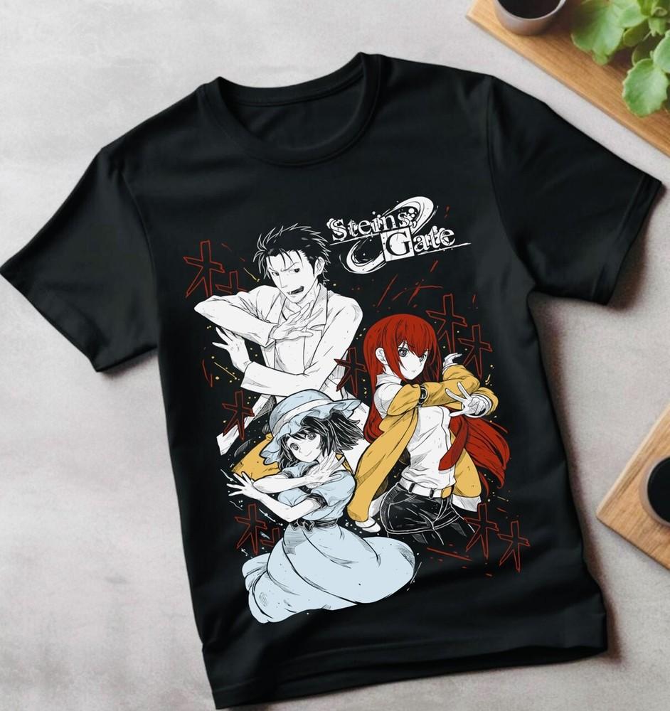 

Steins Gate New Shirt,Anime Shirt,Manga Shirt,Graphic Tee 2024,T-Shirts for Men 4XL