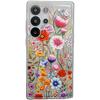 Suitable for Samsung S25ultra Mobile Phone Case S24FE Small Fresh Peach Blossom A56 Air Compressed Airbag Anti Fall New Soft Case