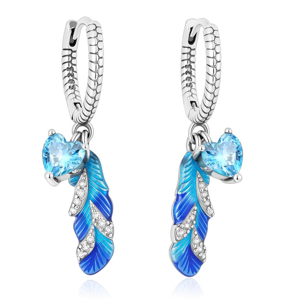 925 Silver Princess & Couple Dangle Charms Fit European Bracelets, Enamel & Crystal Beads for Women DIY Jewelry