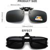 YEZIXIN Polarized Myopia Clip-on Sunglasses1Pcs Set for Driving Fishing Night Vision Sun Shading Eyewear Sun Shading Eyeglasses