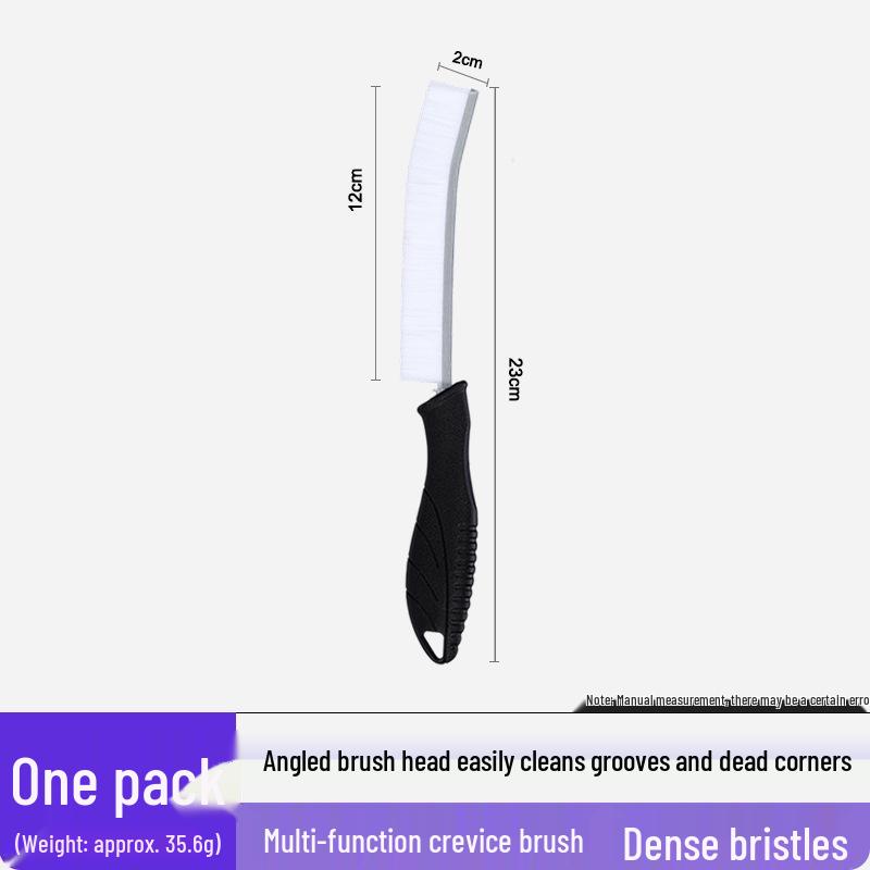 Multifunctional Hard Bristle Brush for Bathroom, Kitchen, Tile, and Window Cleaning