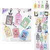 Fun And Retro Cartoon Keychain Card Case With Cute Animal Design