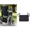Waterproof Under Wheelchair Storage Bag Oxford Fabric with Secure Zipper and Adjustable 35x27cm for Daily Essentials