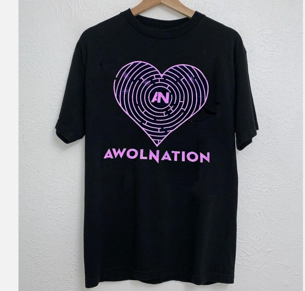 VTG Awolnation Band Gift For Fan Short Sleeve Black All Size Shirt Unisex T-Shirt XXXXL