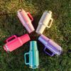 Insulated Water Bottle 304 Stainless Steel Vacuum Flask with Handle Straw Sport Insulated Tumbler with Lids Car Coffee Thermos