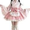 Lady Lazy Japanese Maid Cosplay Costume Cat Cute Japanese Lolita Costume for Perfect for School Photo and Sizes Cat (without Ears) Women, Festivals,