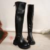 Fashion Fashion Chunky Platform Long Boots for Women 2025 Autumn Winter PU Leather Over The Knee Boots Woman Plus Size Thigh High Botas