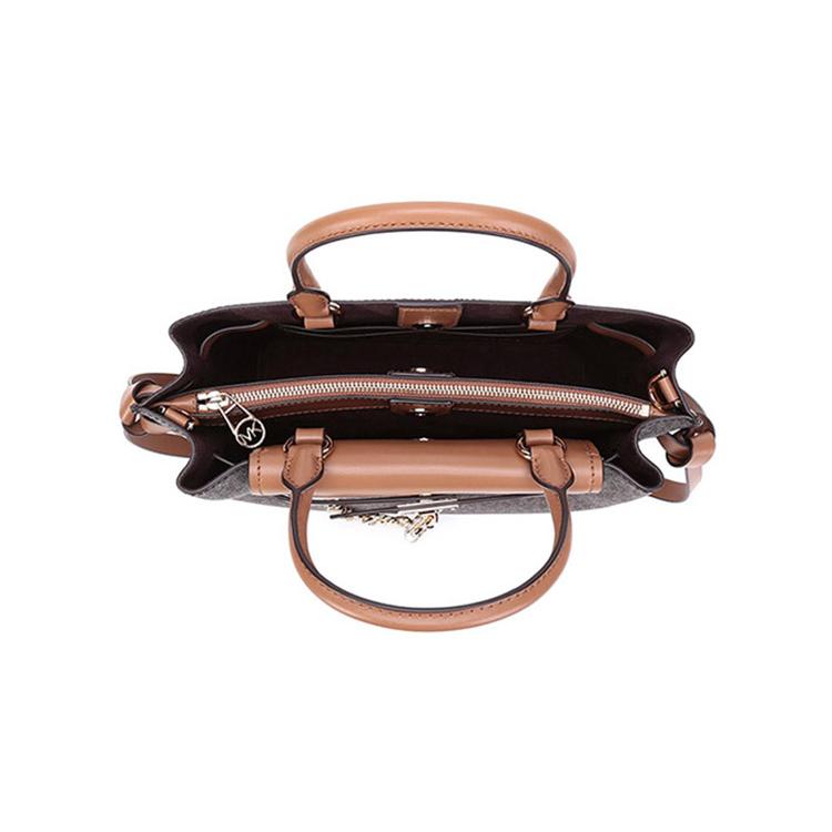 New MICHAEL KORS Hamilton Legacy Cow Leather Shoulder Bags Handbags Small Size Women's Dark Brown/Acorn Brown 30F1G9HS5B-252