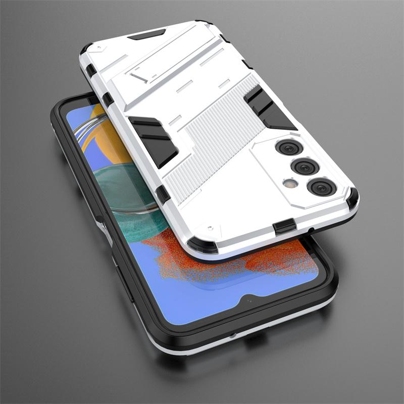 

Для Samsung Galaxy M14 чехол Samsung M14 Capas Phone Back Bumper Armor Shockproof Holder Cover для Samsung M 14 M14 Fundas For Samsung M14 белый