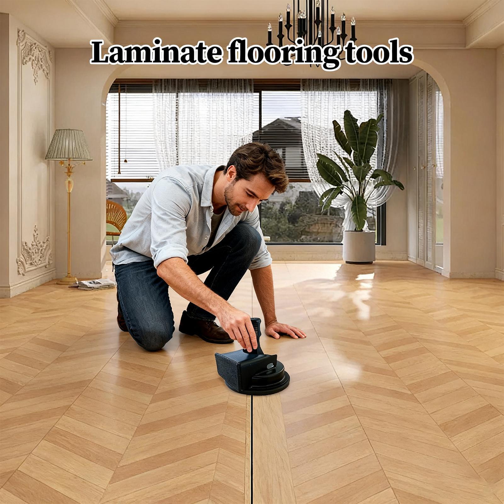 Laminate Floor Suction Cup Tool Ergonomic Grip Fixer Laminate Floor Tools For Crevice Repair Baseboard Hardwood Carpentry Paver