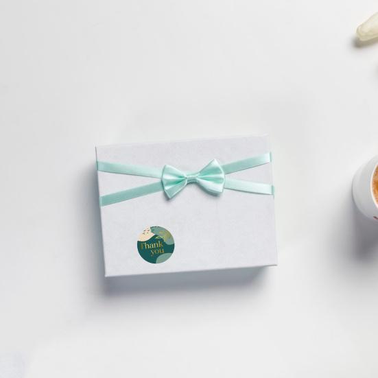 500Pcs/Roll Packaging Stickers Self-adhesive Thankyou Letter Pattern Expressing Gratitude DIY Thank You Label Stickers Gift Wrapping