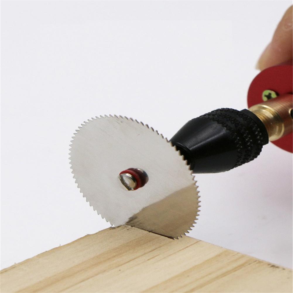 6pcs/setsliced Metal Cutting  Discs With 1 Mandrel For Dremel Rotary Tools 16 18 22 25 32mm Cutting Discs