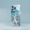 Blue Haibei Tempered Glass Phone Case Suitable for iPhone 17 16 15 14 13 12 11 Pro/Max/Plus Anti Drop and Shockproof Back Cover