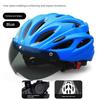 Yu Zhaolin's Premium Bicycle Helmet with Integrated Goggles, One-Piece Riding Helmet for Men and Women, Mountain and Road Safety Helmet