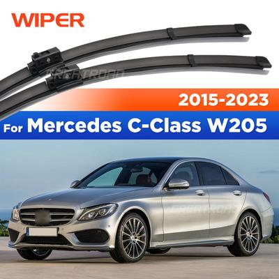 For Mercedes-Benz C-Class W205 2015- 2016 2017 2018   Wiper Front Wiper Blades Windshield Windscreen Window 22"+22"