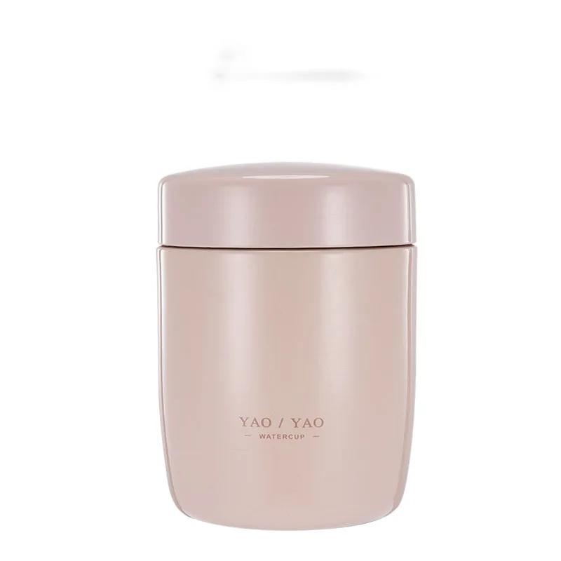 250ML Mini Food Thermos for Kids Thermos Lunch Box Portable Stainless Steel Food Soup Containers Vacuum Flasks Thermocup 250ml розовый