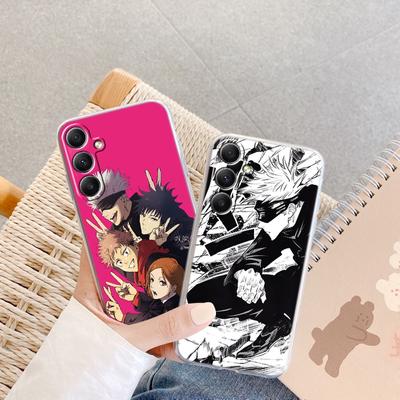 Anime Wzorzyste Miękkie Przezroczyste Etui Silikonowe Do Xiaomi Redmi Note 13 Poco C65 Samsung A55 M35 S24 iPhone Aparat Wstrząsoodporny Ochronny Zderzak