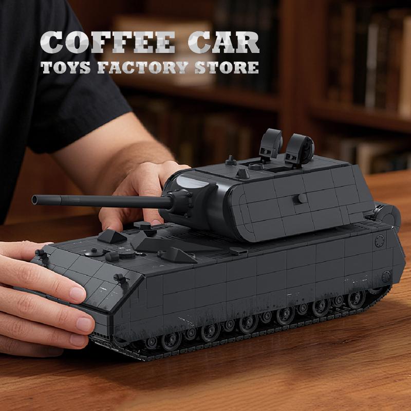 Military Heavy Tank Building Block Toys Army Armored Cars MOC Bricks Sets Soldier Panzer Model Adult Children Birthday Gifts DIY