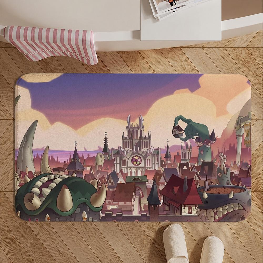 Animation-The Owl HouseS Floor Mat Soft Non-Slip Bath Mat, Bedside Carpet, Absorbent Doormat for Home